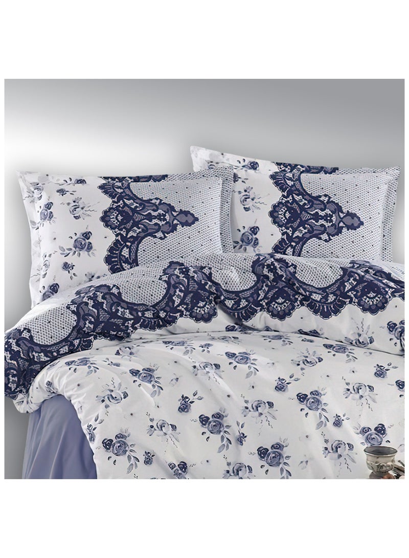 Family Bed Flat Bed sheet Set Cotton 4 pieces size 240 x 250 cm Model 191 from Family Bed - Image 5