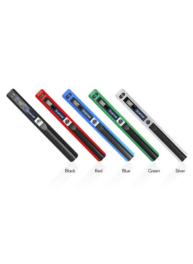 Generic - Portable Handheld Wand Wireless Scanner A4 Size 900DPI JPG/PDF Formate LCD Display with Protecting Bag for Business Document Reciepts Books Images - Image 1