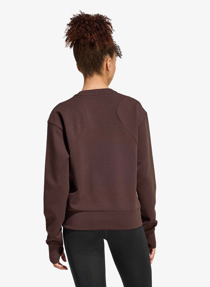 Adidas D4T Workout Warm Up Sweatshirt - Image 2