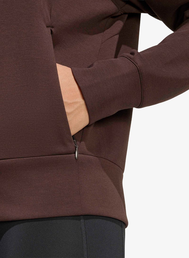 Adidas D4T Workout Warm Up Sweatshirt - Image 4