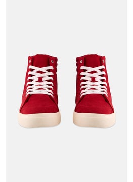 Sun Stone Men Jett Medium High Cut Casual Shoes, Red  - Image 2