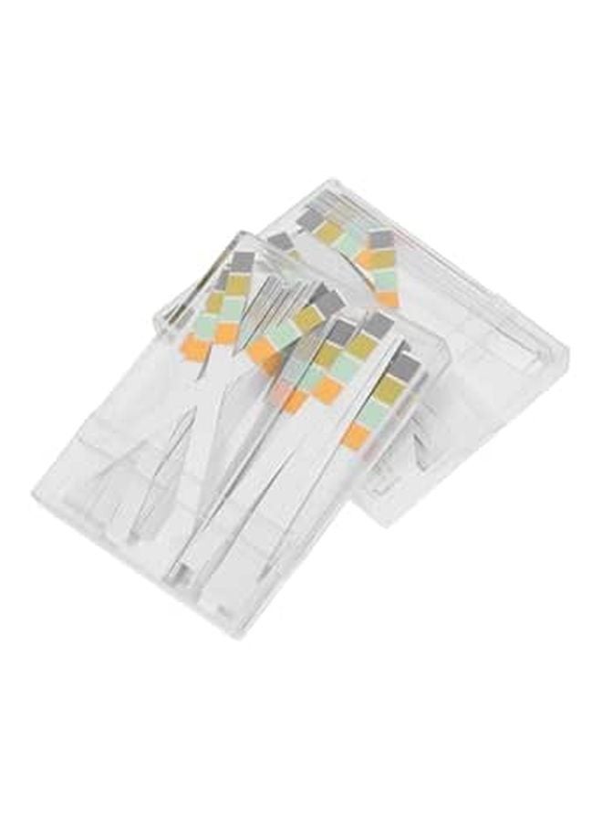 4 Color pH Test Strips 0 14 For Skin Food Water Soil Aquarium With Portable Case - Image 1