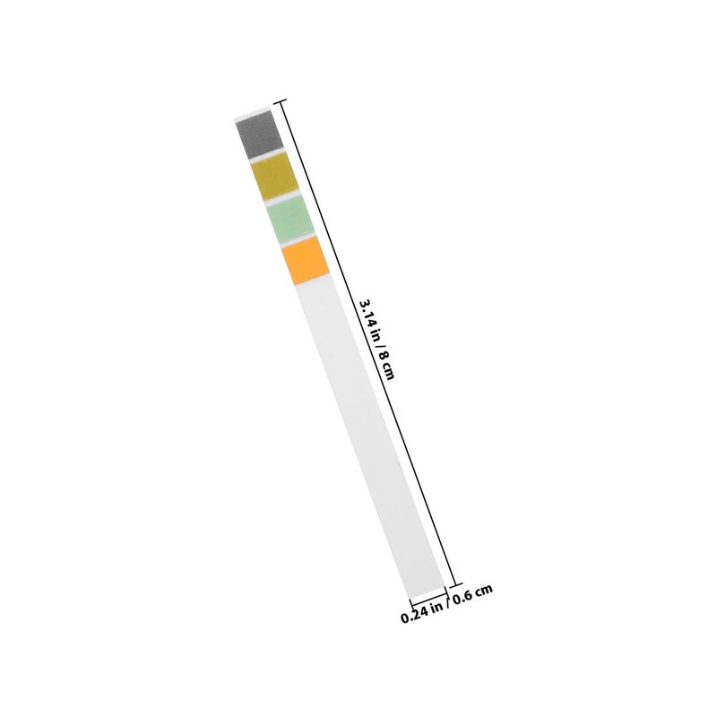 4 Color pH Test Strips 0 14 For Skin Food Water Soil Aquarium With Portable Case - Image 3