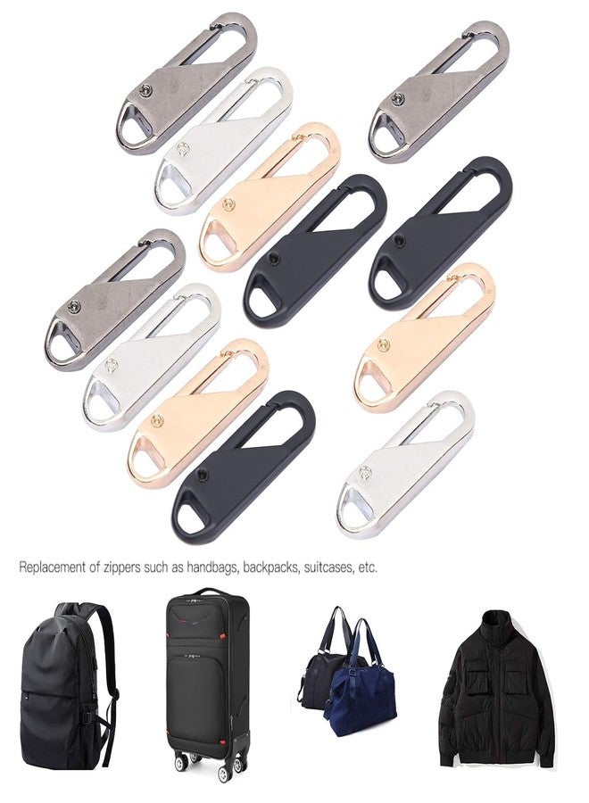 Bhavya Optic Detachable Zipper Puller Alloy Pack of 5 (Black) - Image 3