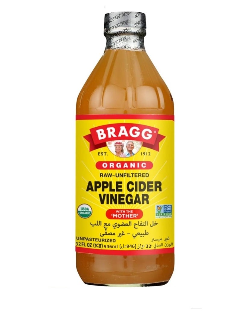Bragg Apple Cider Vinegar Organic 946Ml - Image 1