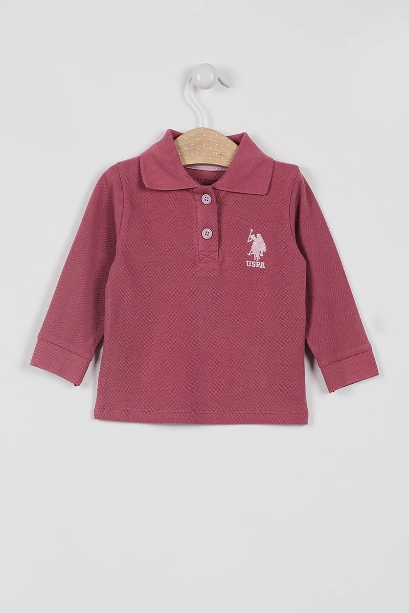 U.S. Polo Assn. U.S. Polo Assn. Baby Girls Purple Tshirt