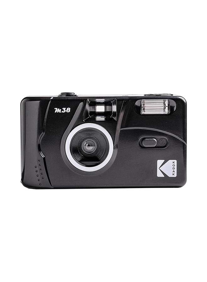 Kodak Reusable  M38 35mm Film Camera, Powerful Flash and Heavier for Better Stability, Load Film Roll Easier, Compatible with 35mm Color Negative or B&W Film (Film and Battery NOT Included) (Black) - Image 1