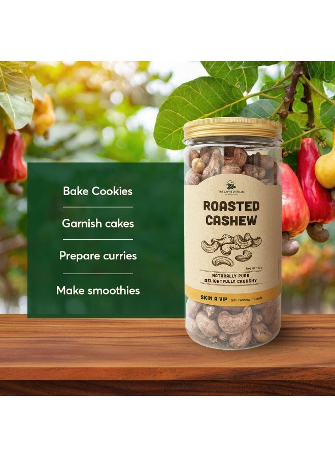 The Caphe Vietnam Coffee & Cashew Gift Set 500g + 500g | Roasted Arabica & Robusta Whole Bean | Wood Fire Roasted Cashew, Salted Skin-On | Premium Snack & Gift Combo - Image 4