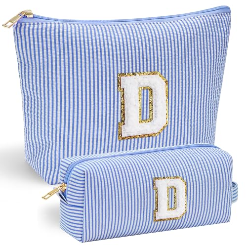 YOOLIFE Teen Girl Gifts Cute Makeup Bag for Bridesmaid Friends Travel Bag for Bride Maid Matron of Honor Bridal Shower Bachelorette Parties - Image 1
