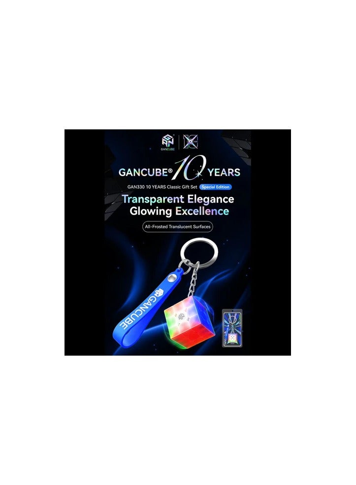 جانكيوب سلسلة مفاتيح GAN 330 Mini 3x3 - إصدار الذكرى السنوية العاشرة - Image 2