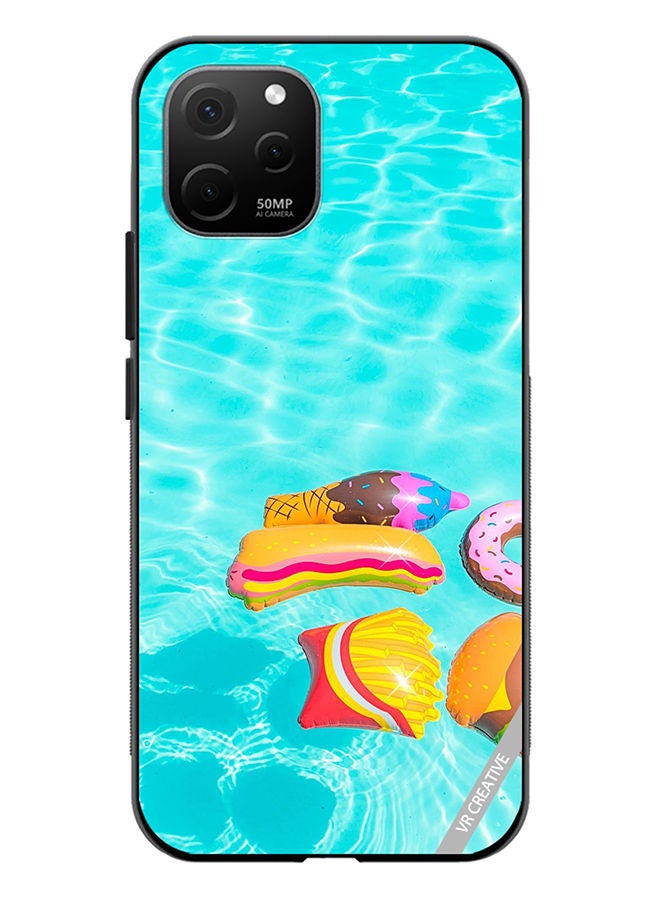 VR CREATIVE Protective Case Cover For Huawei Nova Y61 Food Chill Design Multicolour - Image 1
