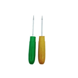 Steel Gourd Shape Wood Handle Pin Punching Hole Maker Scratch Awl Sewing Repair Tool for Leather Craft Cloth Tent Silver Book Binding Tools Set 2 - pzsku/ZC6A5591CEB6345AAACFCZ/45/1748264735/b6a6cdd6-3f56-4fe4-9eb4-99e0f5c8e667