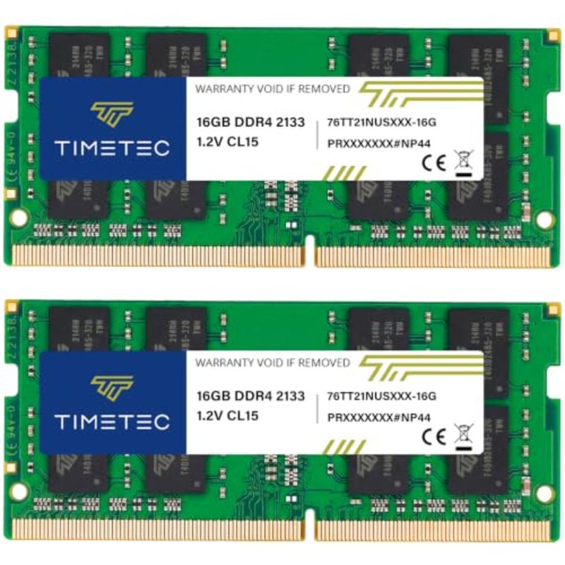 Timetec 32GB KIT 2x16GB DDR4 2133MHz PC4-17000 Non-ECC Unbuffered 1.2V CL15 2Rx8 Dual Rank 260 Pin SODIMM Laptop Notebook PC Computer Memory RAM Module Upgrade (32GB KIT(2x16GB)) - Image 2
