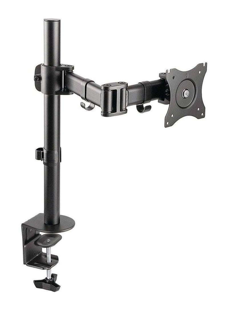 Single Monitor Fully Adjustable Computer Desk Mount Articulating Stand For 10 inch LCD Screen up to 27 Inch VESA 75 x 75 - Image 3