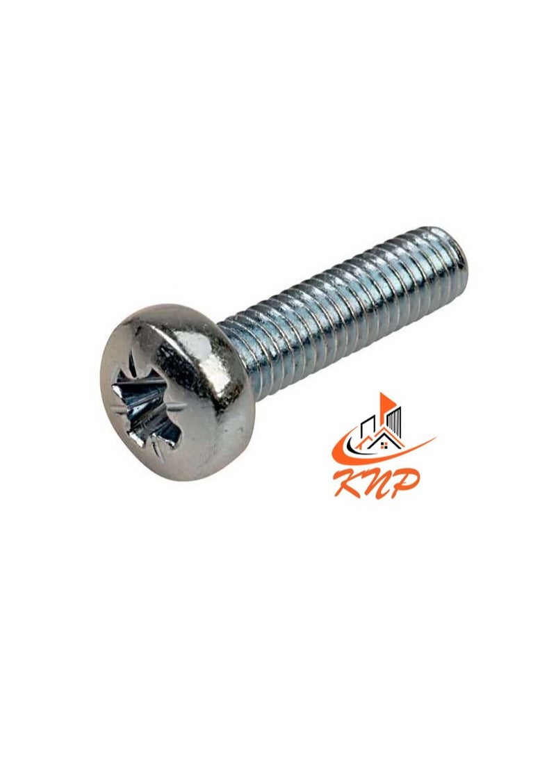 KNP KNP Pan Head Machine Screws - Pack of 200 (M6 x 50mm) - Image 3