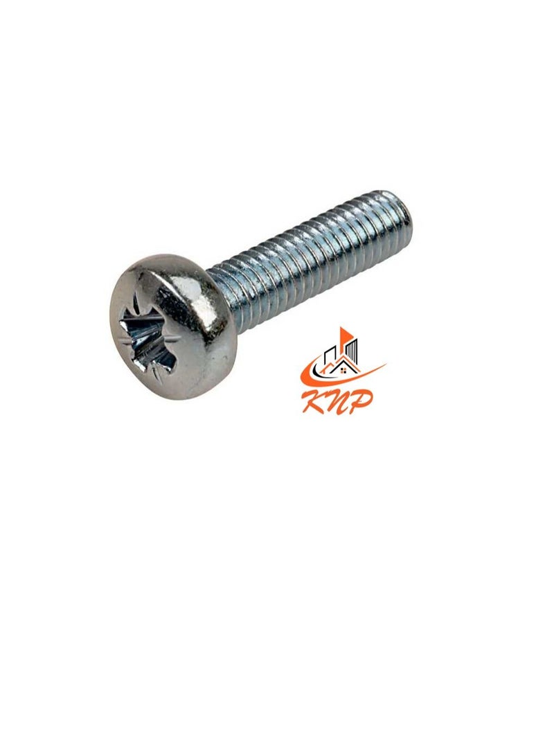 KNP KNP Pan Head Machine Screws - Pack of 200 (M6 x 50mm) - Image 2