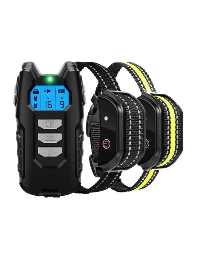 general Bark Collar for Dogs Rechargeable Automatic Anti-barking Device Dog Training Device Recognizes Dog Barking Smart Electric Shock Collar One against two - Image 1