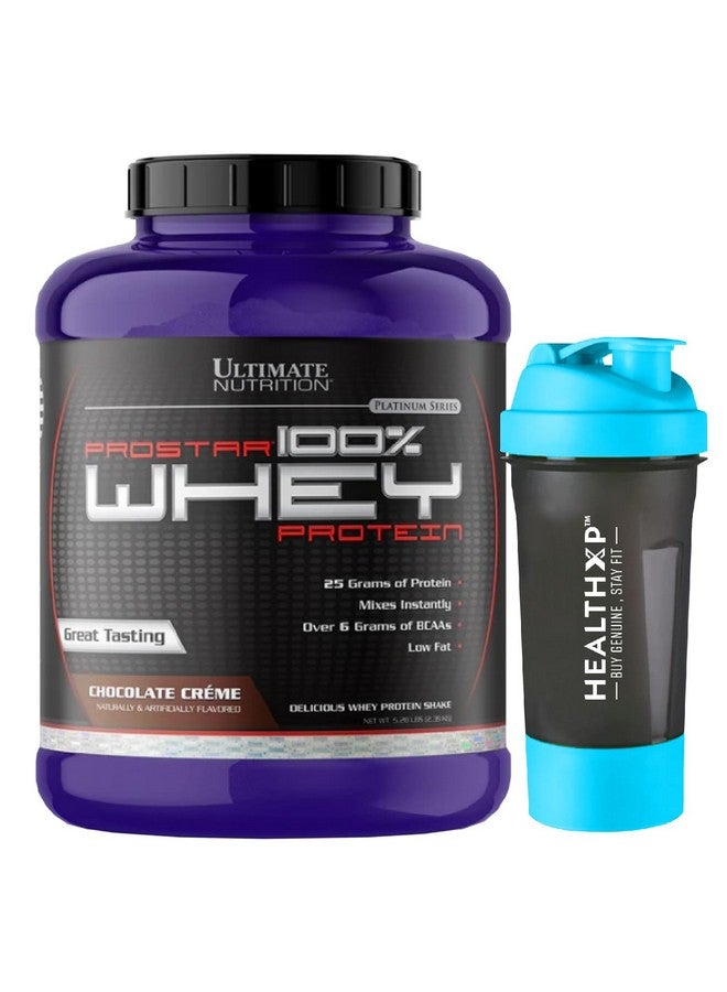 ULTIMATE NUTRITION Prostar Whey Protein Powder, Low Carb Protein Shake With Bcaas, Blend Of Whey Protein Isolate Concentrate And Peptides, 25 Grams Of Protein, Keto Friendly, 5 Pounds, Chocolate Creme - Image 1