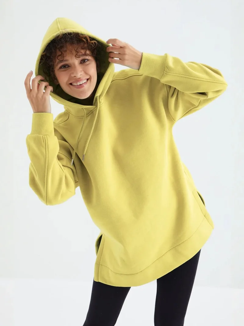 TOMMYLIFE TOMMY Oversized Hooded Sweatshirt With Pocket