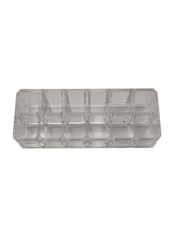 asmat 12 Slot Acrylic Lipstick Organizer, Lipstick Holder, Lip Gloss Organizer, Cosmetic Storage Display - Image 2