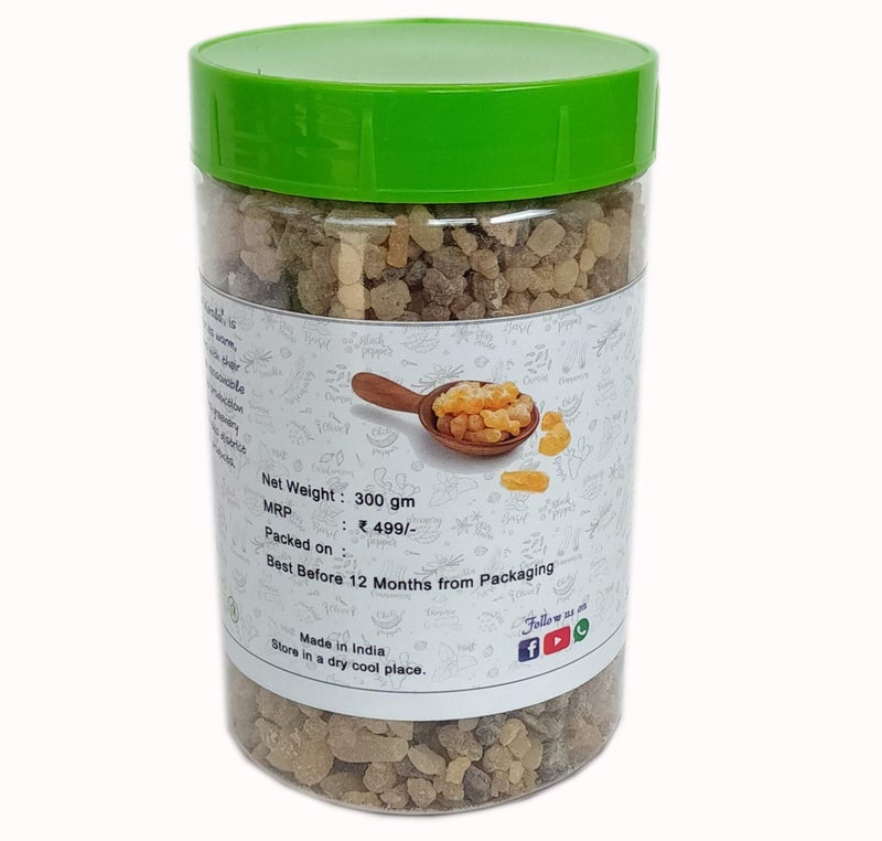 LJL Traders® Ayurveda Kunthirikkam Pure Golden Frankincense | Kunduru | Loban | Olibanum | Boswellia Carterii | Monastery Insence (300 Gram) - Image 2