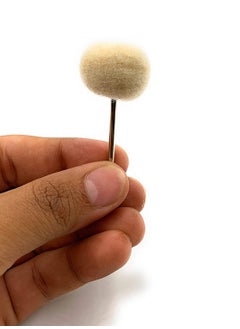 Fozti Fozti Mounted Felt Buff Cotton Wool 5Pcs for PolishingBuffingCleaning for Dremel Rotary Tool Micro Hand Motor Polishing Motor for Jewellery Making Watchmaking Model Making Hobby Craft DIY 5  - Image 3