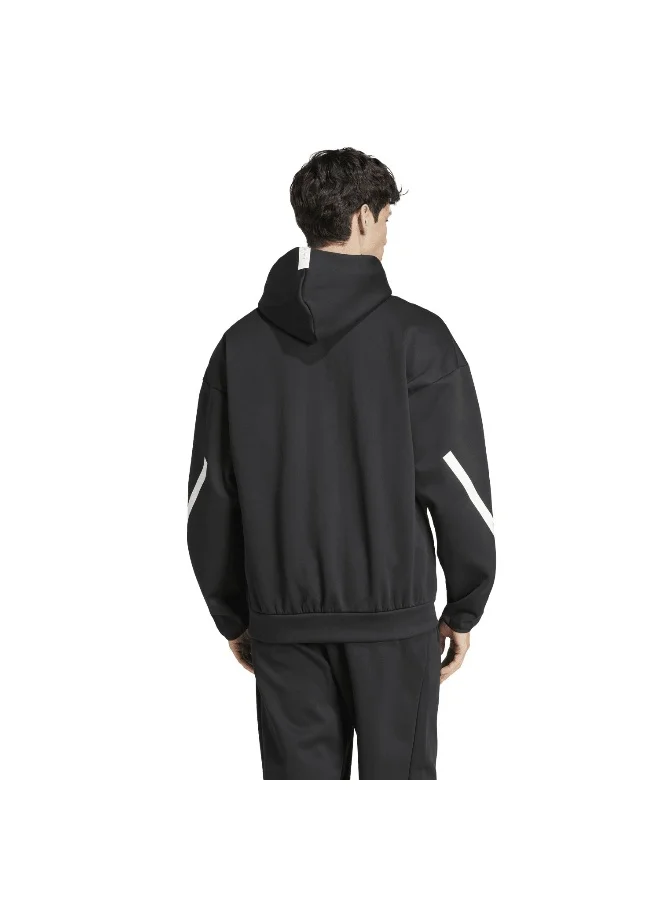 Adidas M Z.N.E. Fz Black Training Track Tops For Men Xs