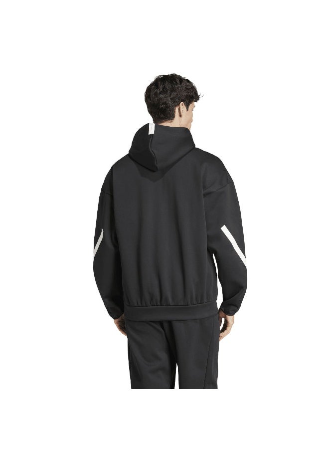 Adidas أعلى تدريب أسود مزود بسحاب للرجال M Z.N.E. - Image 3