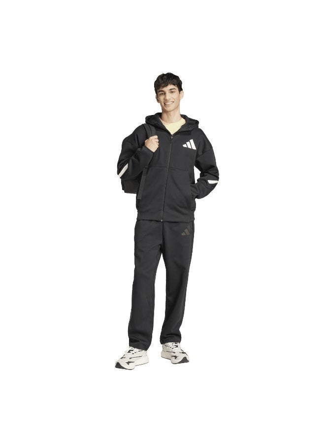 Adidas أعلى تدريب أسود مزود بسحاب للرجال M Z.N.E. - Image 5