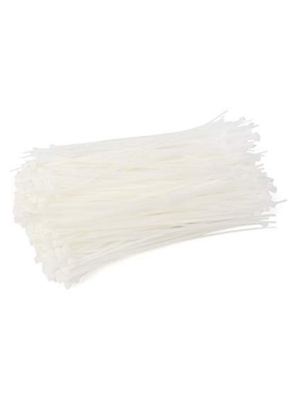 SCHOFIC SCHOFIC Cable Zip Ties Heavy Duty 158 MM Size 60 INCH Ultra Strong Plastic Polyamide Wire Ties with 49 Pounds Tensile Strength Nylon Tie Wraps with 48 MM Width 200 WHITE  - Image 2