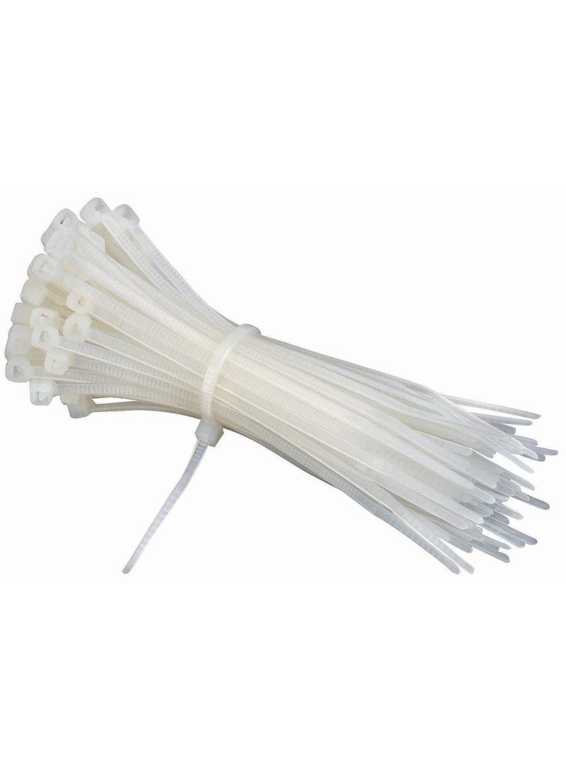 SCHOFIC SCHOFIC Cable Zip Ties Heavy Duty 158 MM Size 60 INCH Ultra Strong Plastic Polyamide Wire Ties with 49 Pounds Tensile Strength Nylon Tie Wraps with 48 MM Width 200 WHITE  - Image 4