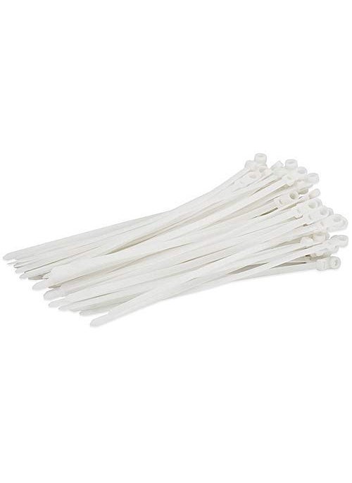 SCHOFIC SCHOFIC Cable Zip Ties Heavy Duty 158 MM Size 60 INCH Ultra Strong Plastic Polyamide Wire Ties with 49 Pounds Tensile Strength Nylon Tie Wraps with 48 MM Width 200 WHITE  - Image 1