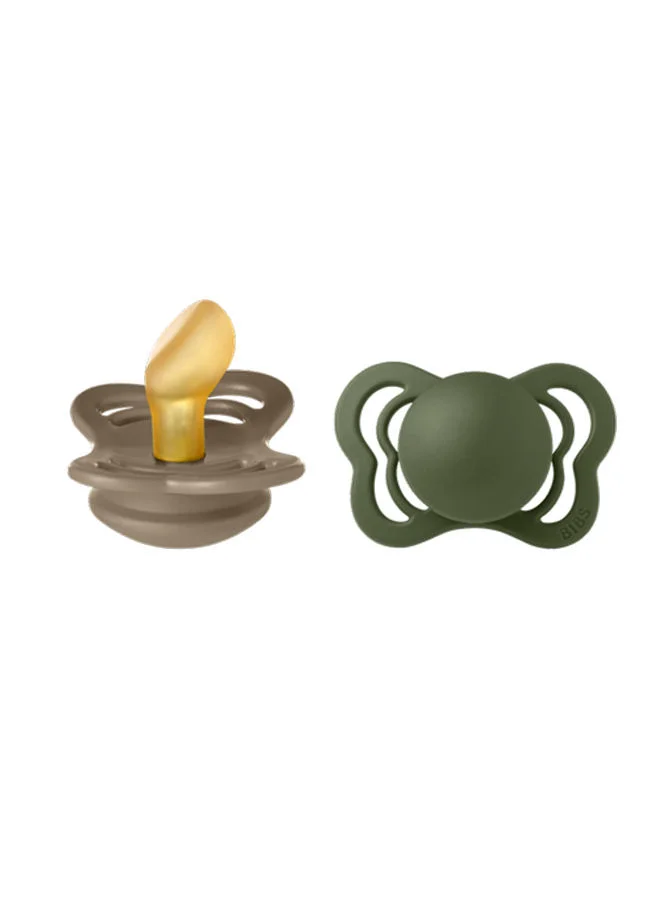 بيبس Pack of 2 Couture Latex S1 Dark Oak and Hunter Green