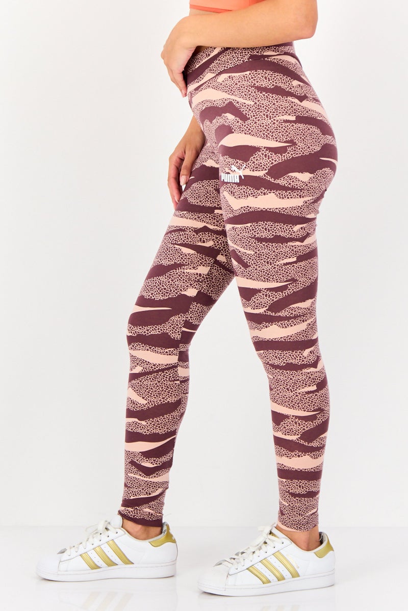 PUMA Women Tight Fit Camouflage Training Leggings, Multicolor - Image 2