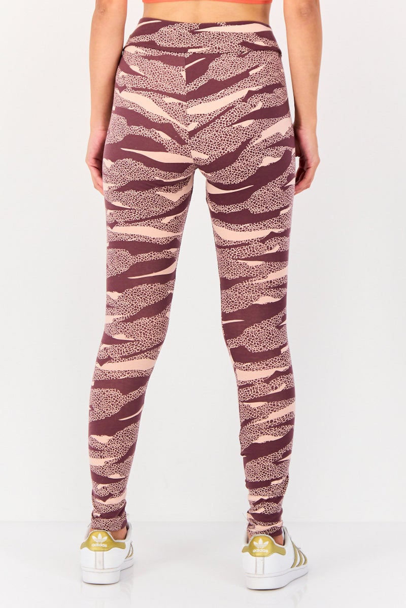 PUMA Women Tight Fit Camouflage Training Leggings, Multicolor - Image 3