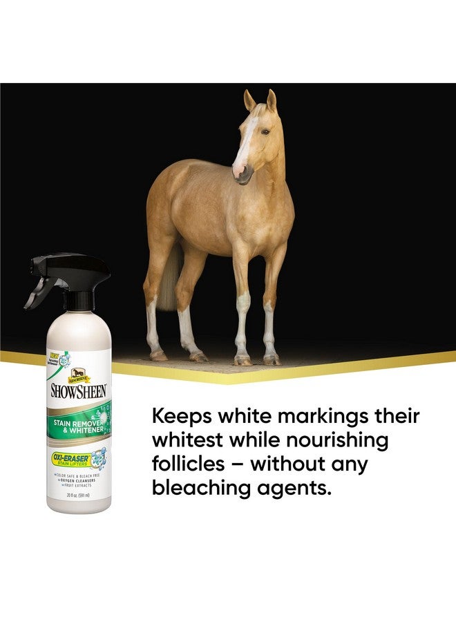 Absorbine Showsheen Stain Remover & Horse Whitener, OxiEraser Stain Lifters, 20Oz - Image 2