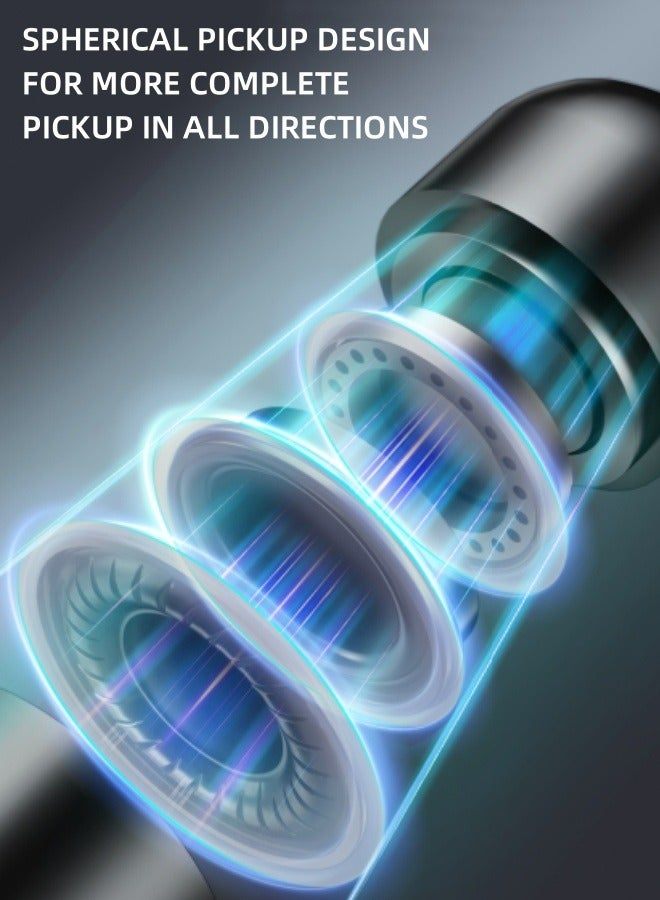 Professional Gaming Computer Microphone, Podcast Mic Desktop with Mute on for Recording Streaming, Omnidirectional Condenser, PlugPlay Stand with Volume Control for PC, Laptop, Mac, YouTube - Image 4