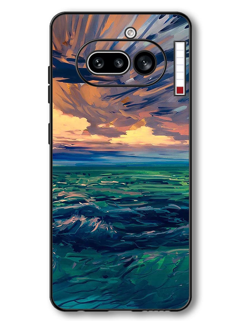 ثيودور جراب متوافق مع هاتف Nothing Phone 4a مقاس 6.78 بوصة، يوفر حماية من الصدمات، بتصميم أفقي. - Image 1