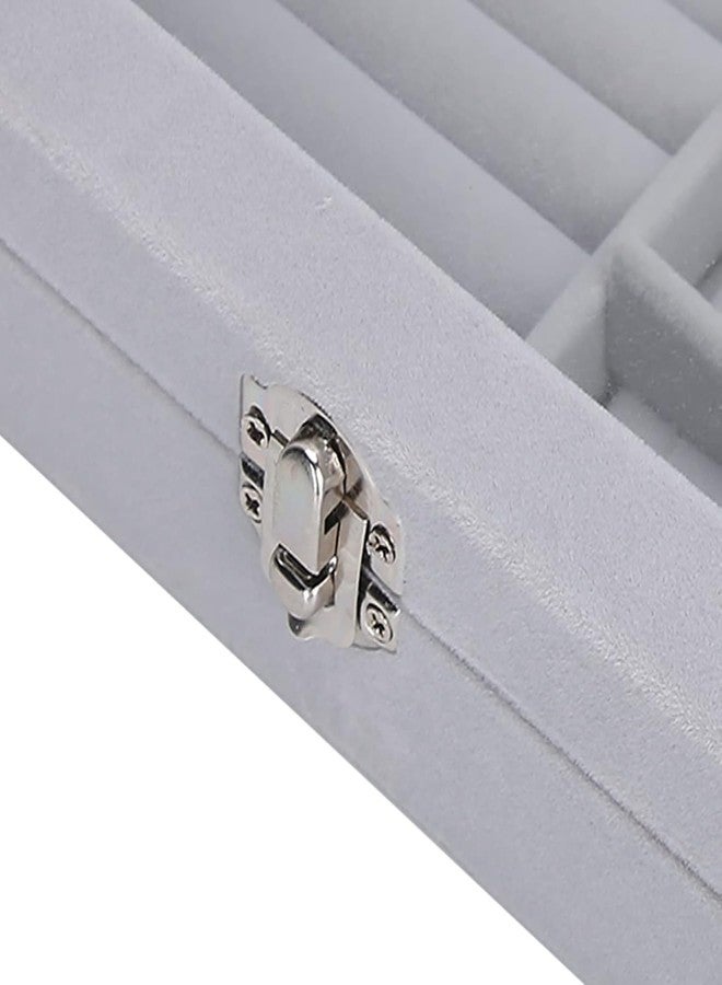 SEMNOX CREATION Jewelry Organizer Box, Jewelry Box Small Travel Jewelry Case Travel Jewelry Organizer Case Earring Storage Box for Necklaces Rings Bracelets - Image 4