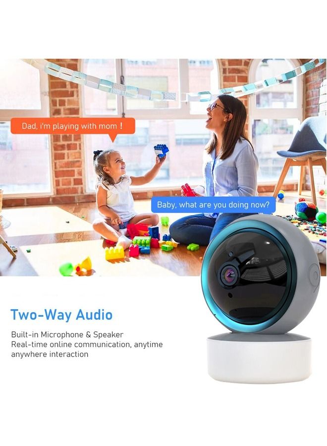 Motionwell Wifi Camera for Home Wireless Security Surveillance CCTV Camera Baby Camera Wifi Security Camera 5MP (5 pcs with Free 128GB Memory Card ONE pcs) - Image 2