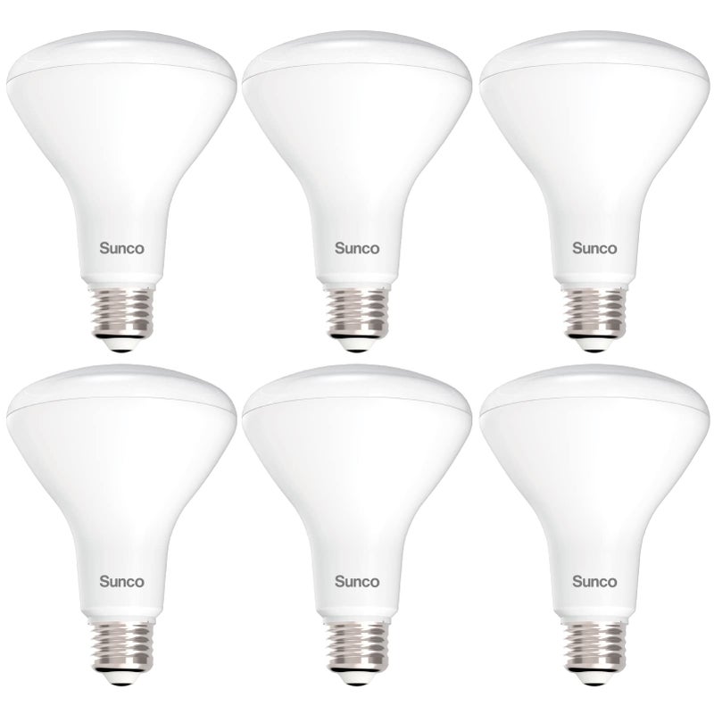 Sunco Lighting Sunco 6 Pack BR30 Light Bulbs LED, Recessed Can Light Bulbs, Indoor Flood Bulb, 850 LM, 11W (65W Equivalent), 4000K Cool White, Dimmable, E26 Base, for Home, Kitchen, Bedroom UL. - Image 1