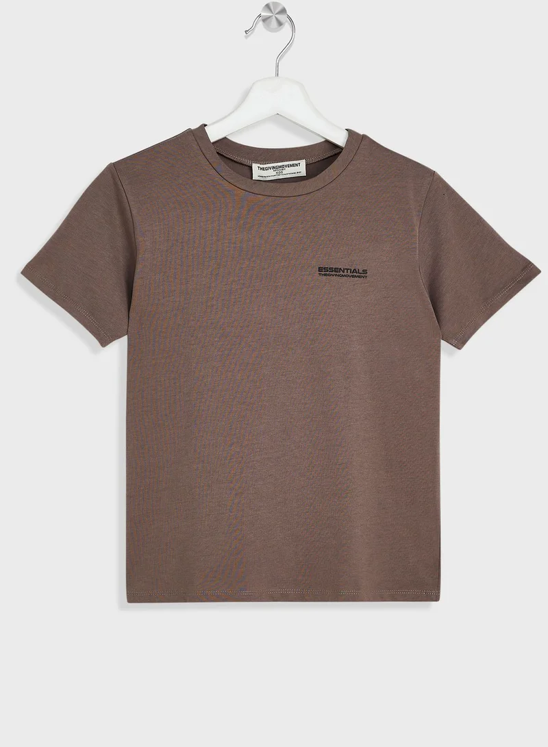 The Giving Movement Kids Space Printed T-Shirt