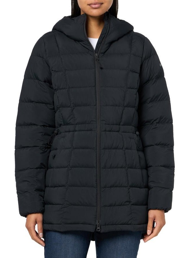 Columbia جاكيت نسائي أardenwood متوسط من الريش، أسود، L - Image 1