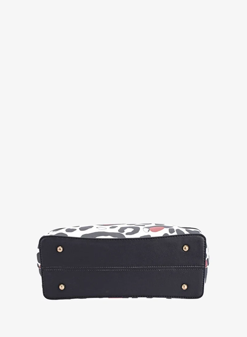David Jones  David Jones cow print Large Tote bag- Shoulder tote bag for casual and everyday model cm7676- funky design David Jones Leather bag for women for Women | Best Price UAE