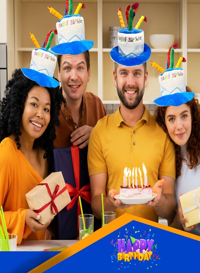 Vaulted Skulls & Co Happy Birthday Hat | Birthday Cake Hat | Funny Celebration Hats | Birthdays Hats | Multicolor | One Size Fits Most | Adult - Image 3