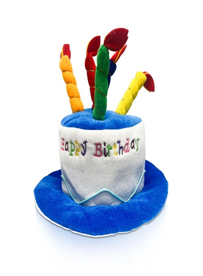 Vaulted Skulls & Co Happy Birthday Hat | Birthday Cake Hat | Funny Celebration Hats | Birthdays Hats | Multicolor | One Size Fits Most | Adult - Image 1