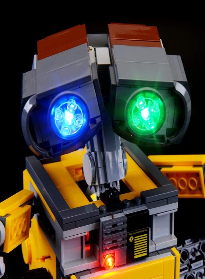 BRIKSMAX طقم إضاءة LED من BRIKSMAX لفيلم Wall-E - متوافق مع نموذج كتل البناء Lego 21303 - لا يتضمن مجموعة Lego - Image 4