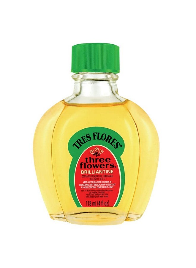 Three Flowers Brilliantine Liquid, 4 Ounce