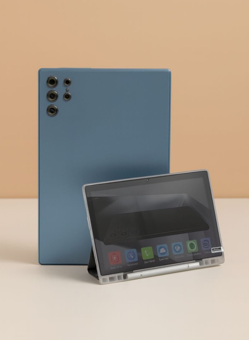 ي تاب جهاز YTAB ULTRA 35 الذكي لتعليم الأطفال، بشاشة 10.1 إنش، مع كيبورد وماوس وايرلس، غطاء فليب، قلم، وشاحن نوع C - Image 1