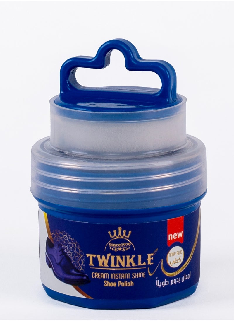 TWINKLE - Creamy Navy Blue Varnish For Navy Leathers - Image 1